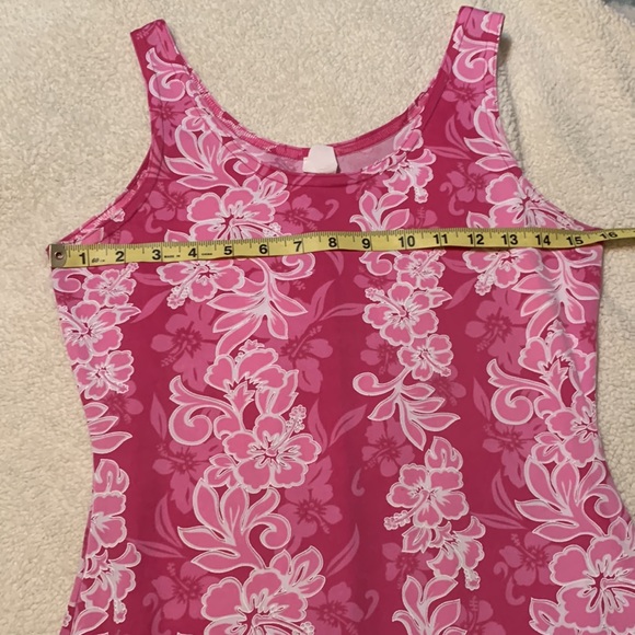 💜5 for $25💜Pink Hawaiian tank dress small - Picture 2 of 6